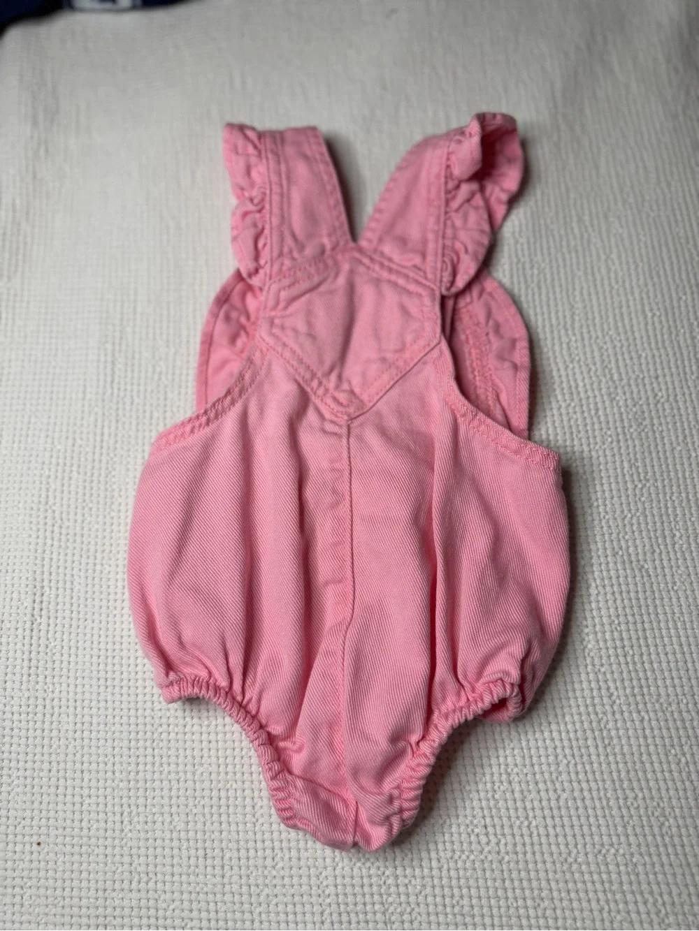 Old Navy Pink Ruffle Strap Bubble Romper